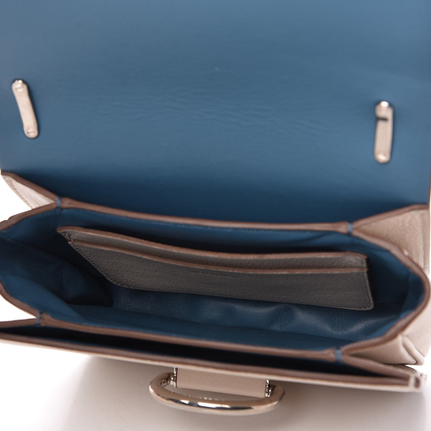 Goatskin Small D-Ring Bag Stone