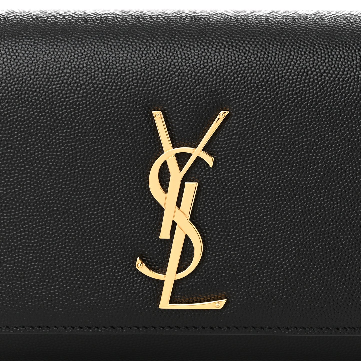 Grain De Poudre Monogram Cassandre Clutch  Black