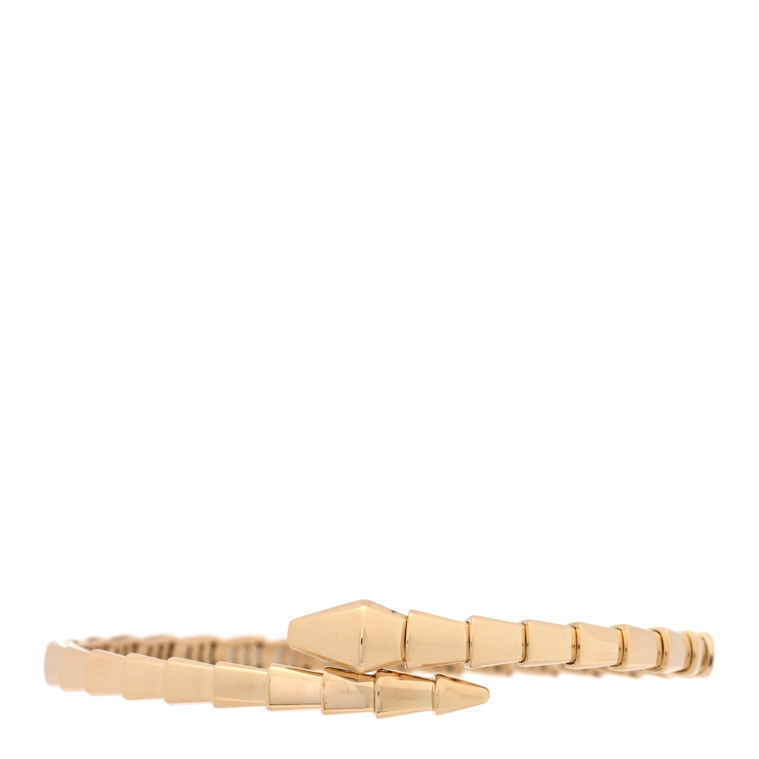Bulgari 18K Yellow Gold Serpenti Viper Bracelet M 1 of 3