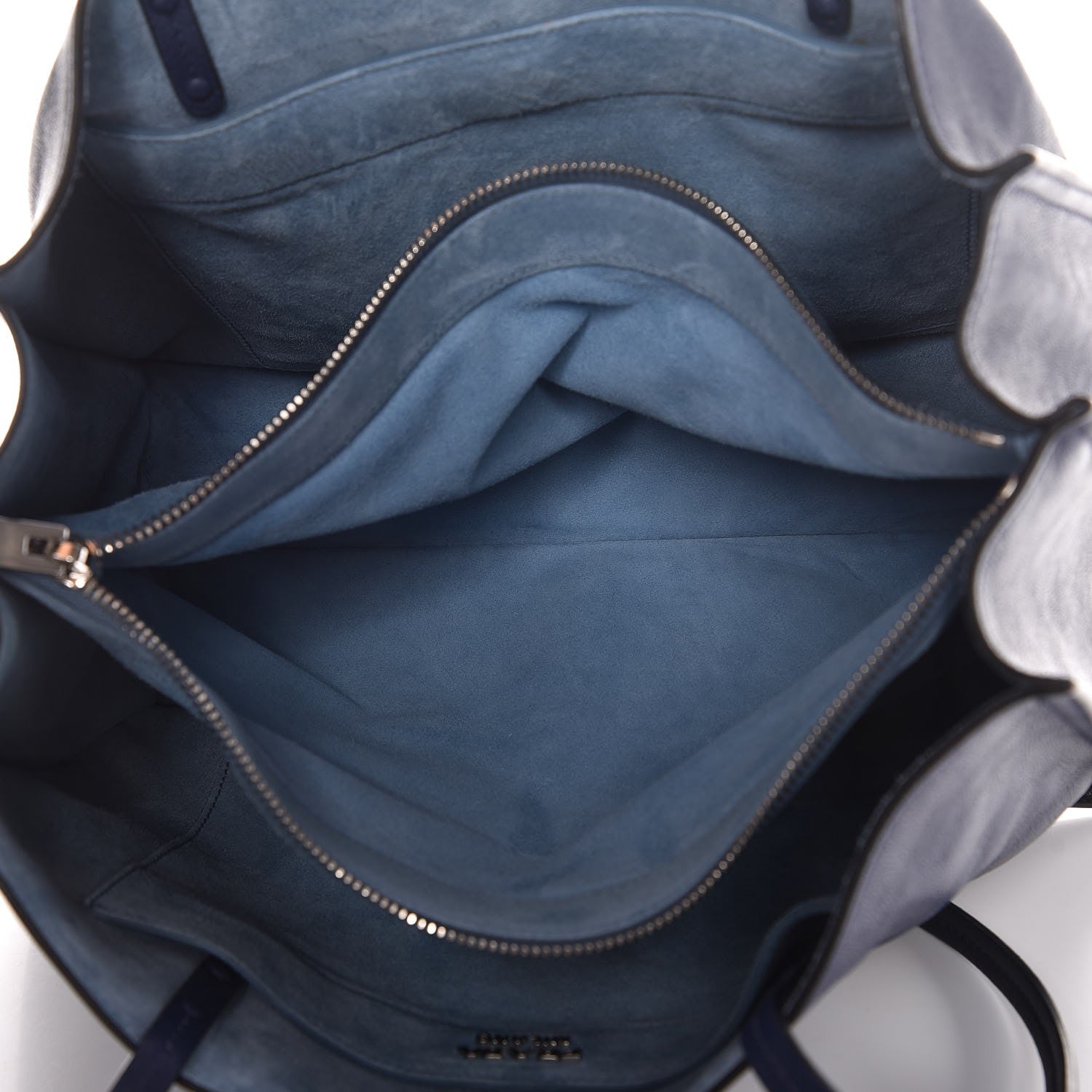 Prada Glace Calf Etiquette Tote Astrale Inchiostro 9 of 9