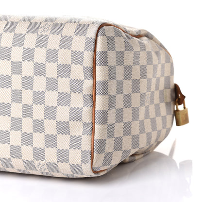 Louis Vuitton Damier Azur Speedy 30 16 of 23