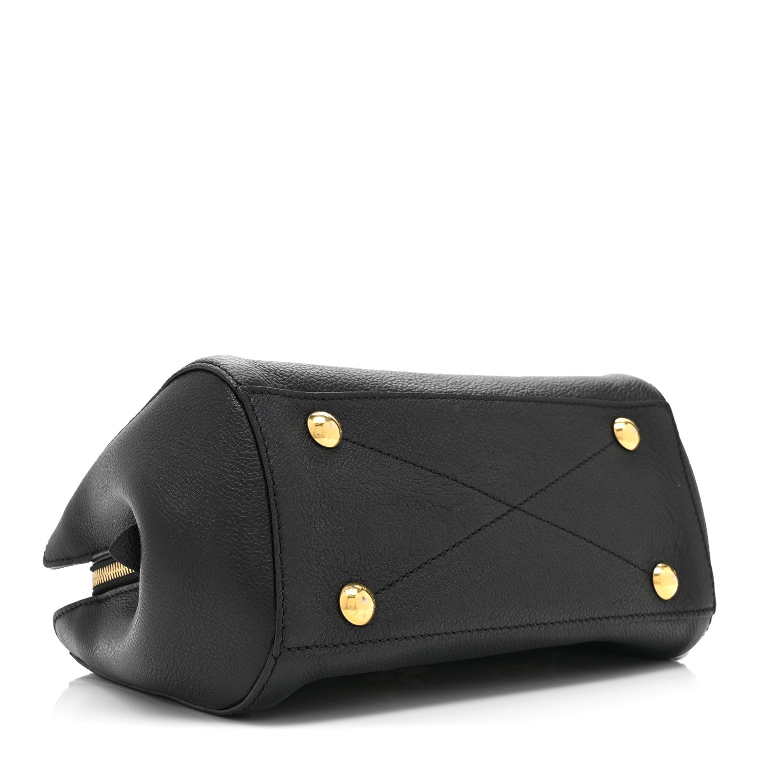 Louis Vuitton Empreinte Monogram Giant Montaigne BB Black Beige 4 of 9