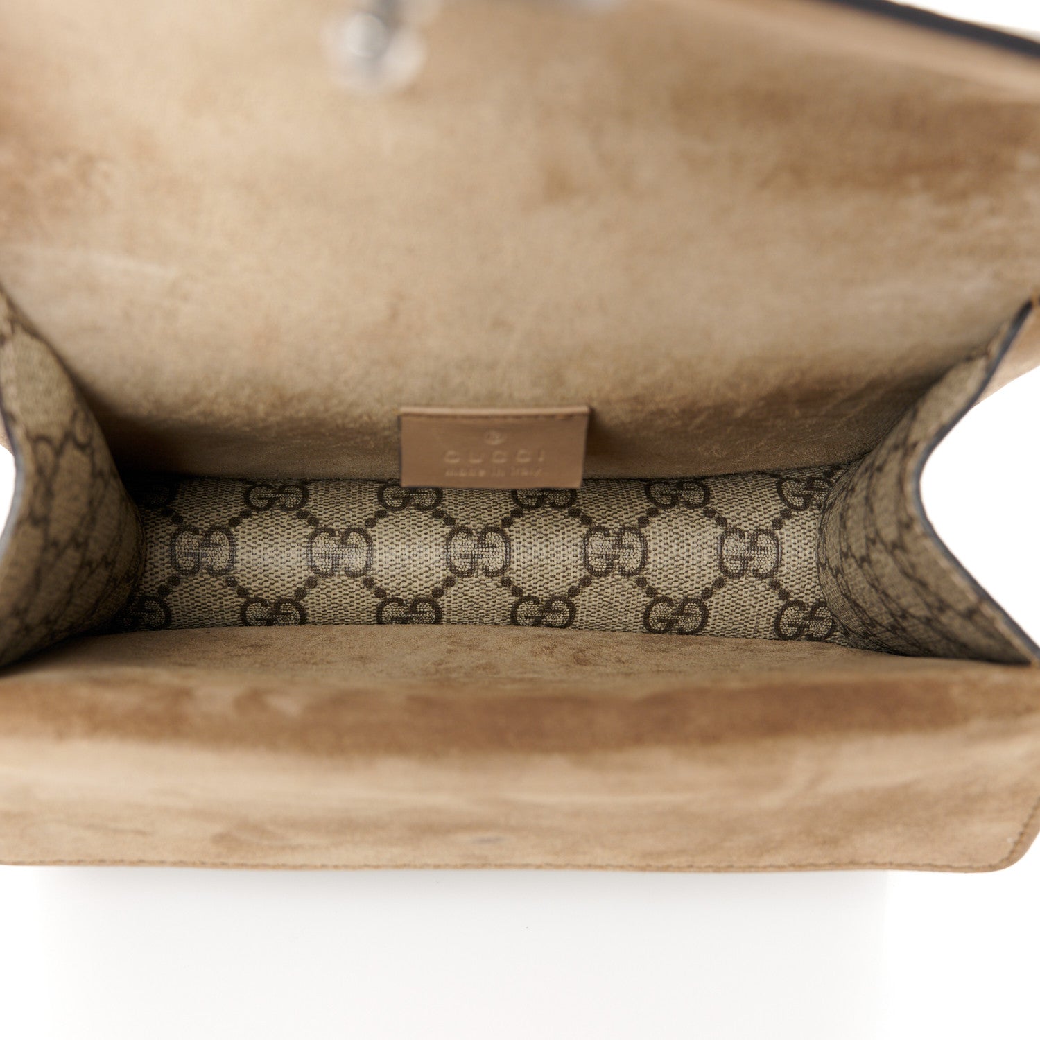 Gucci GG Supreme Monogram Mini Dionysus Shoulder Bag Taupe 5 of 12