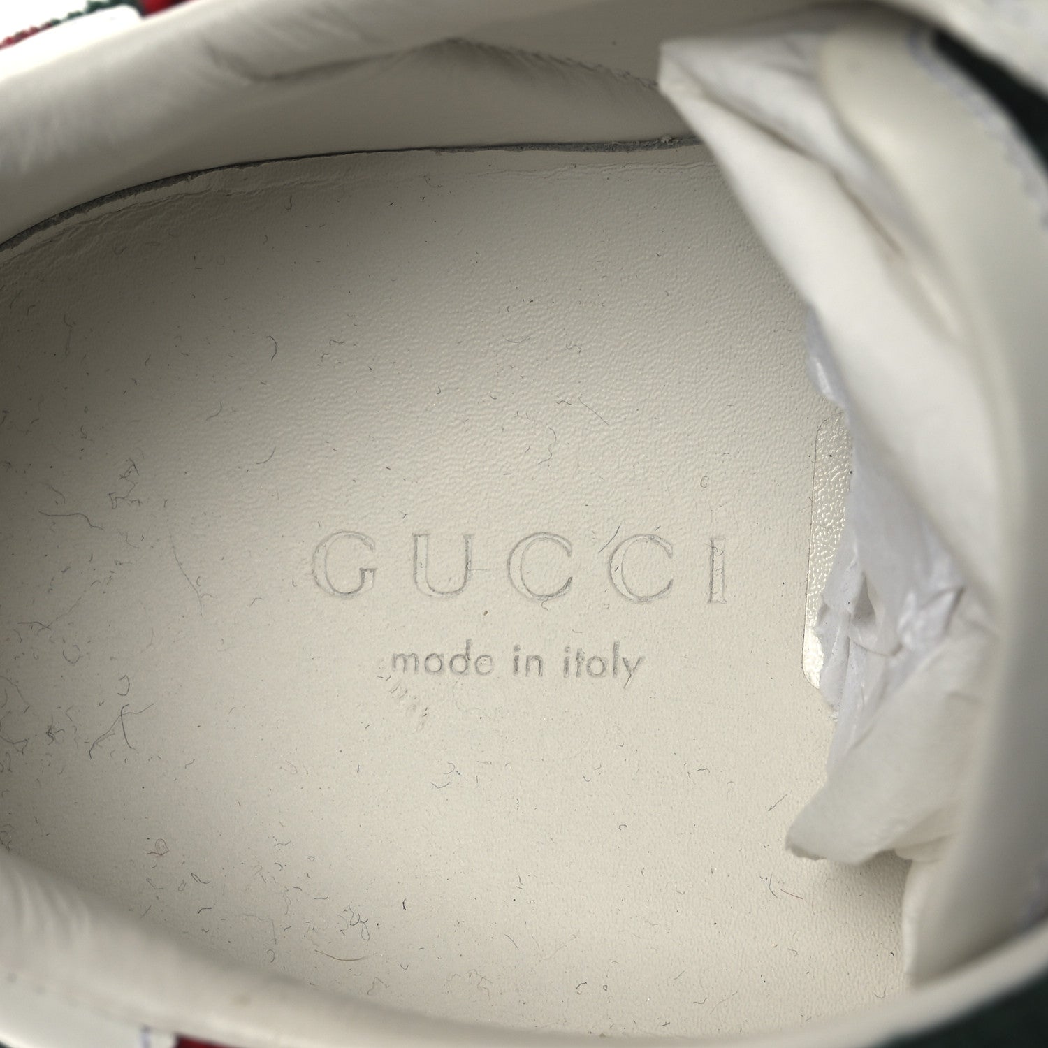 Gucci Terry Cloth GG Monogram Web Womens Ace Sneakers 36 Green Red 8 of 15