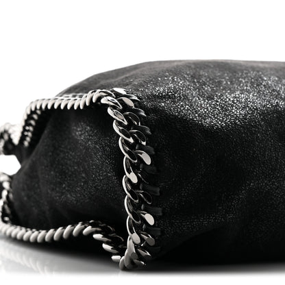 Stella McCartney Shaggy Deer Falabella Fold Over Tote Black 10 of 11