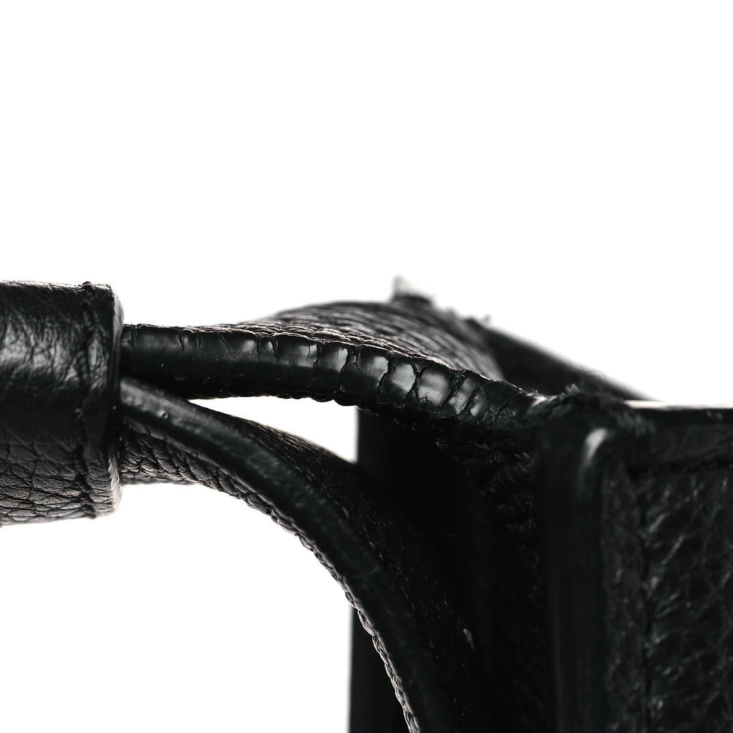 Loro Piana Grained Calfskin Fleur Crossbody Black 8 of 9