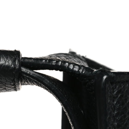Loro Piana Grained Calfskin Fleur Crossbody Black 8 of 9