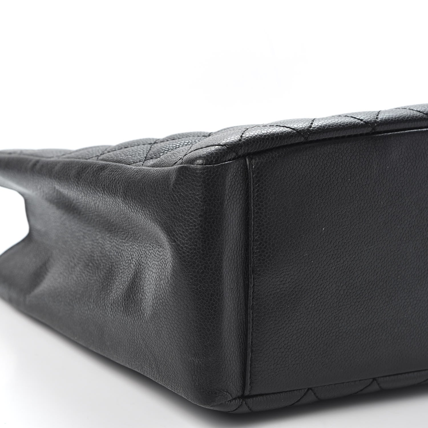 Chanel Caviar Quilted Grand Shopping Tote GST Black 7 of 9