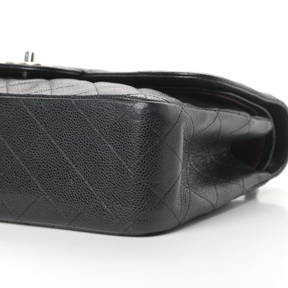 Chanel Caviar Quilted Jumbo Double Flap Black 10 of 14