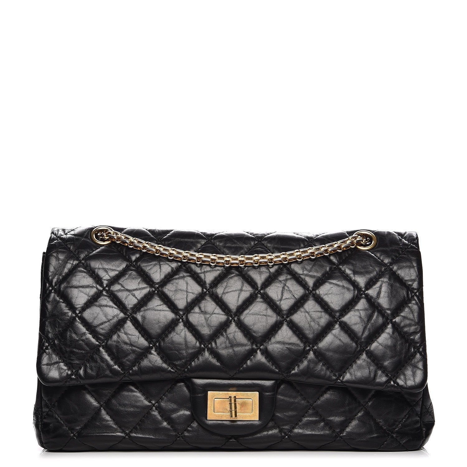 Chanel Aged Calfskin Quilted 2.55 Reissue 227 Flap Black 1 of 16