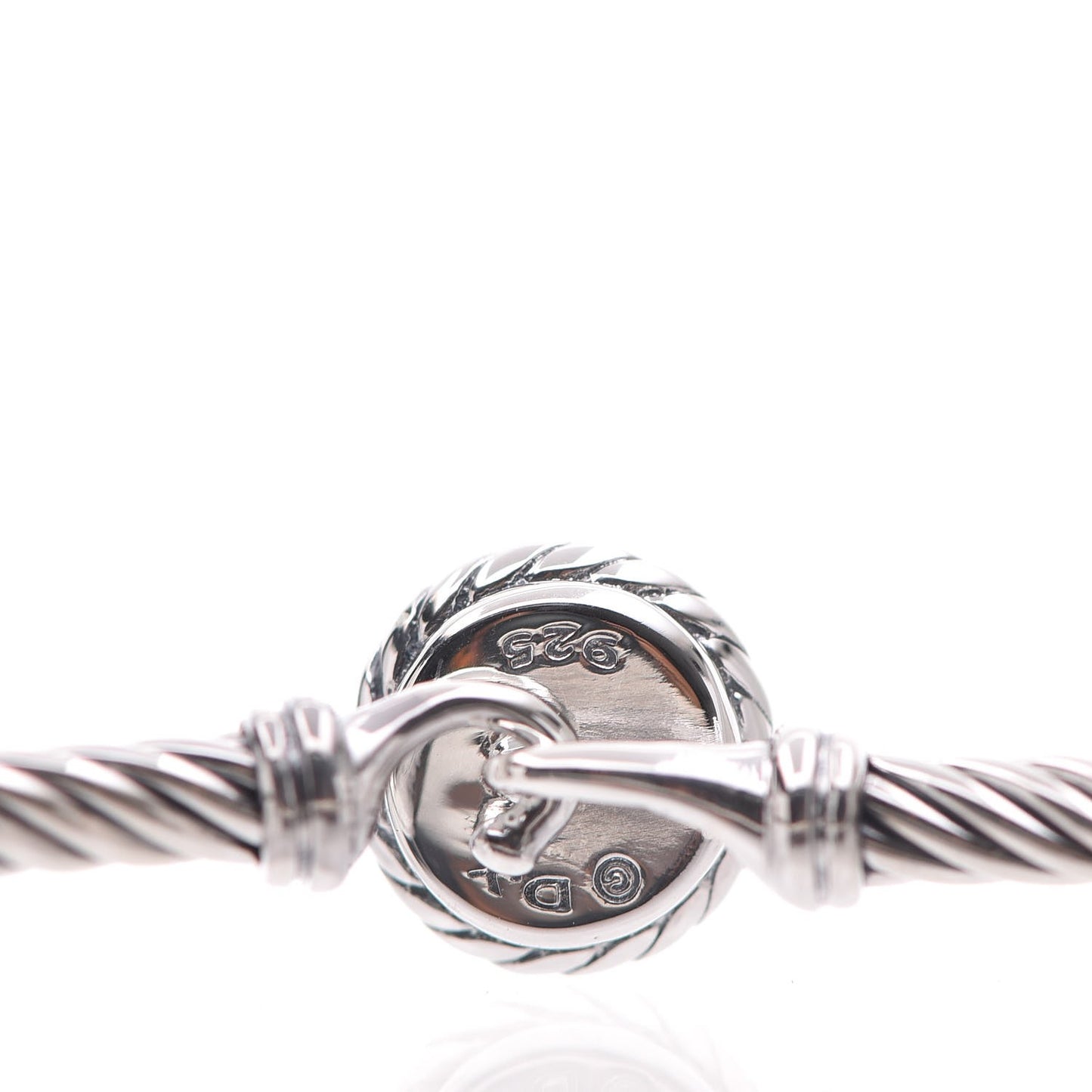 Sterling Silver Pearl 3mm Chatelaine Bracelet