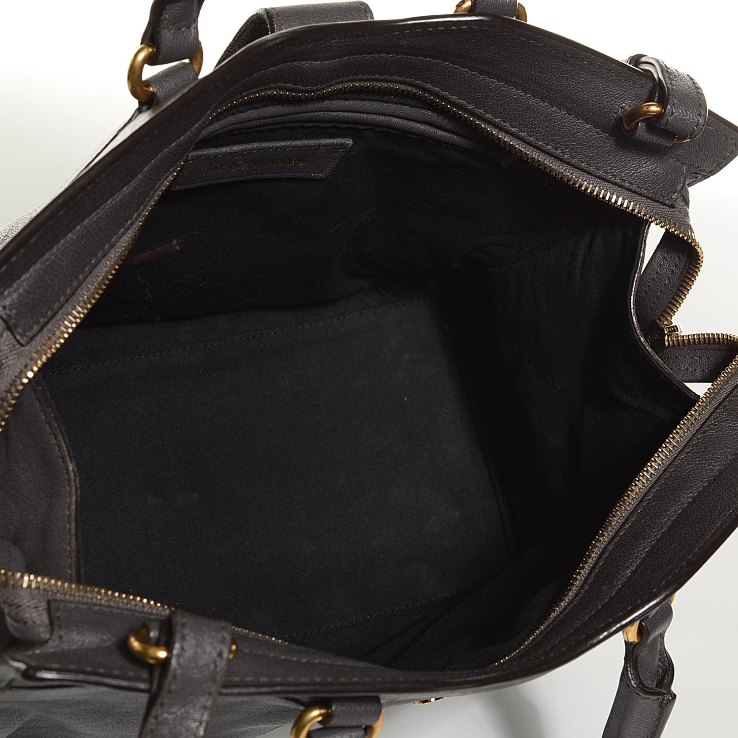 Saint Laurent Sheepskin Mini Cabas ChYc Light Seppia 5 of 8