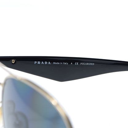 Prada Gradient Aviator Sunglasses SPR53Q Black 6 of 8