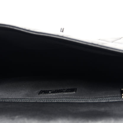 Chanel Lambskin Quilted Jumbo Cuba Color Flap Black 9 of 19