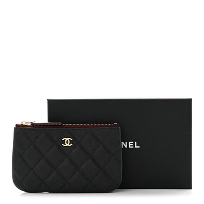 Chanel Caviar Quilted Small Pouch Black 8 of 8