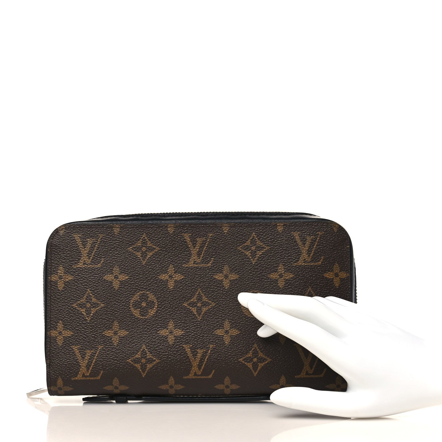 Louis Vuitton Monogram Macassar Zippy XL Wallet 2 of 8