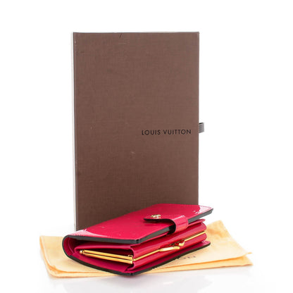 Louis Vuitton Vernis French Purse Wallet Rose Indien 4 of 7