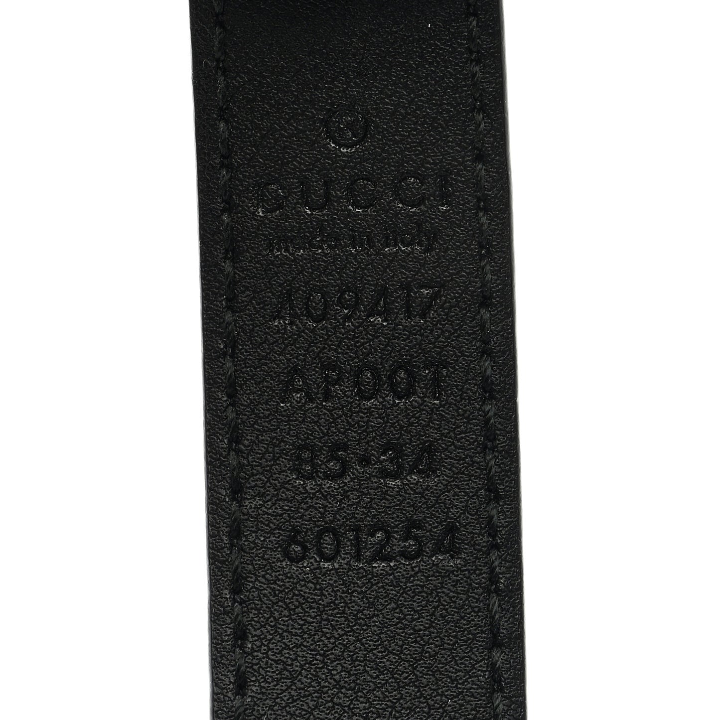 Calfskin Double G 20mm Belt 85 34 Black