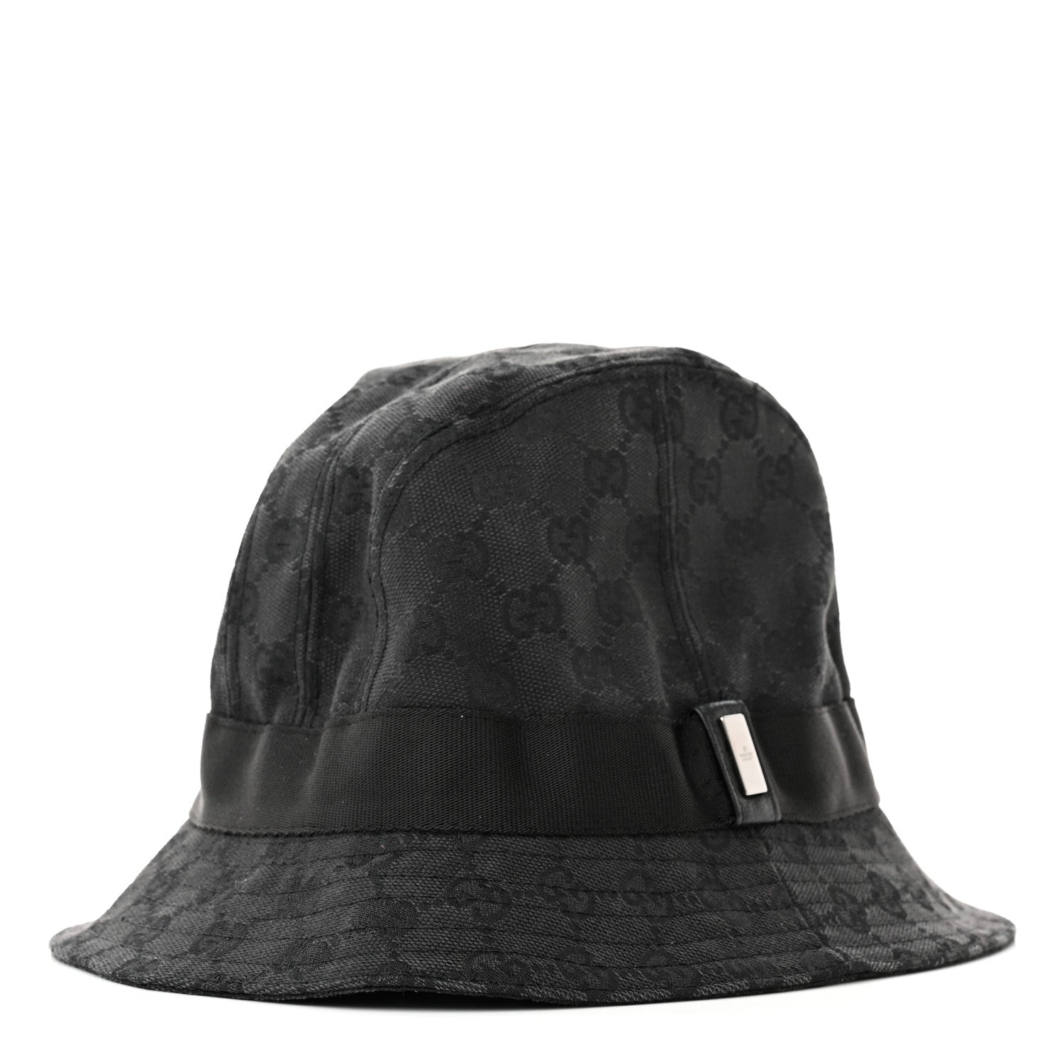 Gucci GG Monogram Bucket Hat M Black 1 of 11