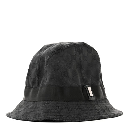 Gucci GG Monogram Bucket Hat M Black 1 of 11