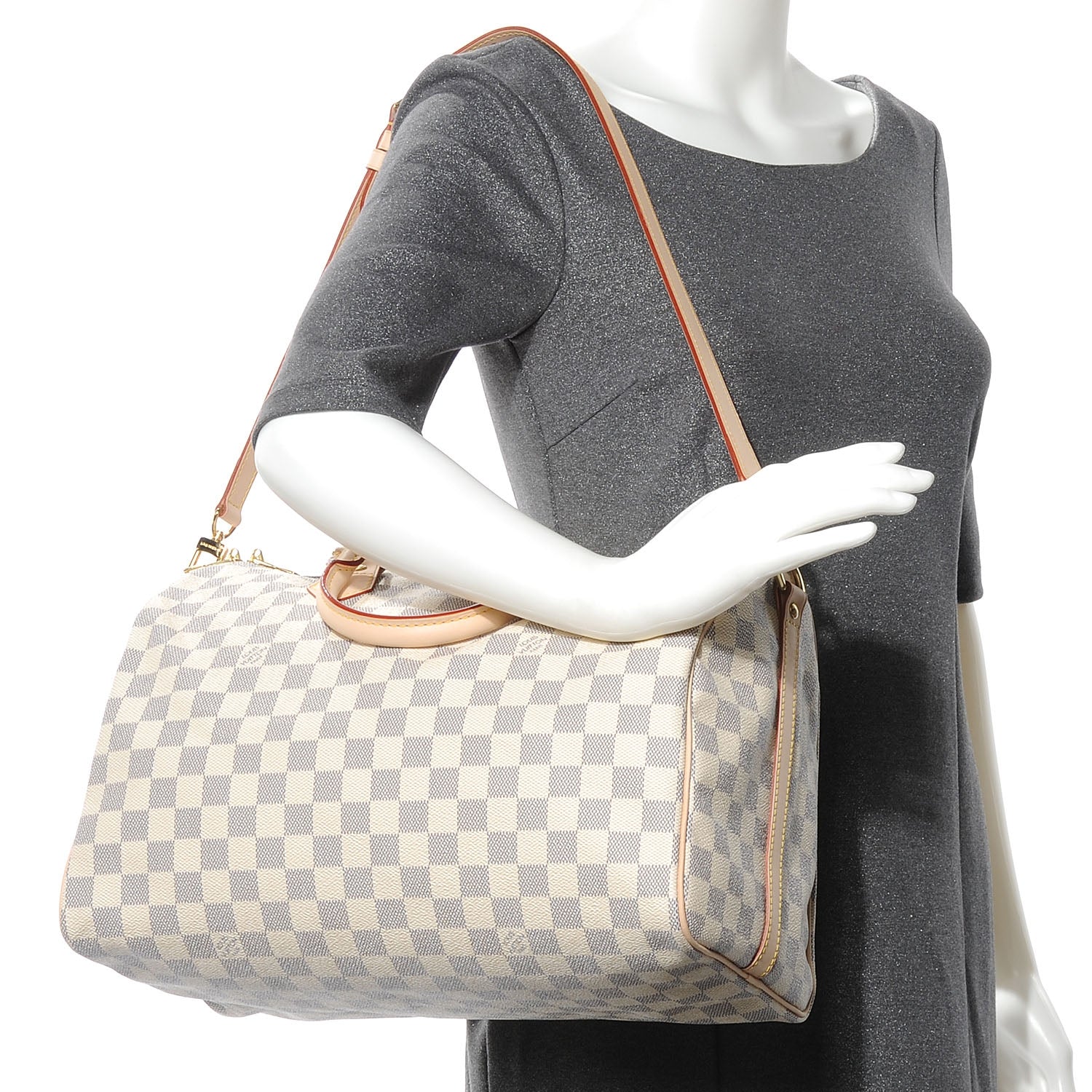 Louis Vuitton Damier Azur Speedy Bandouliere 35 52639 – FASHIONPHILE