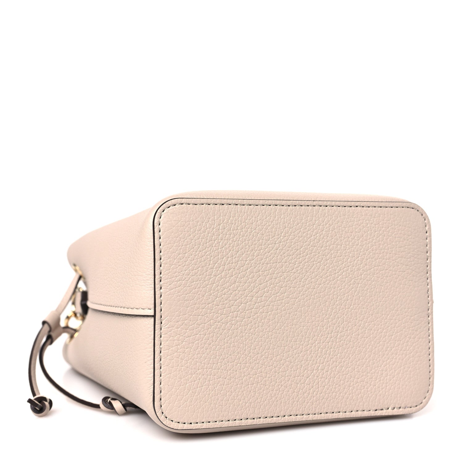 Louis Vuitton Calfskin Nano Lockme Bucket Greige 4 of 8