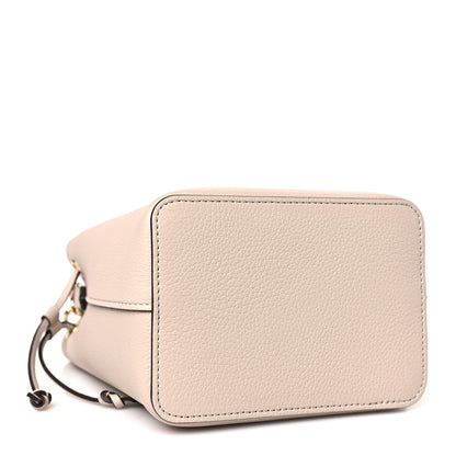 Louis Vuitton Calfskin Nano Lockme Bucket Greige 4 of 8
