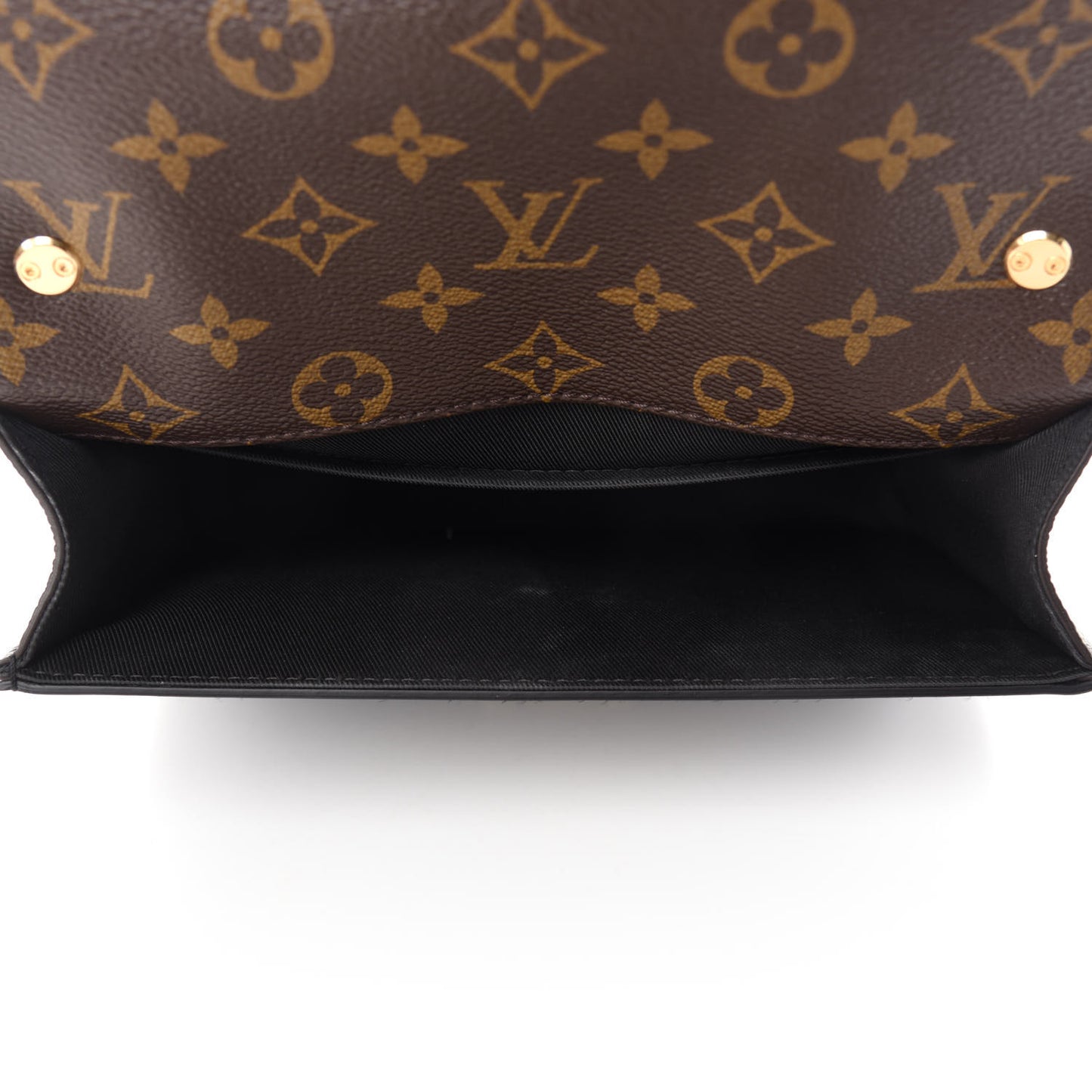 Patent Calfskin Monogram Cherrywood BB Black