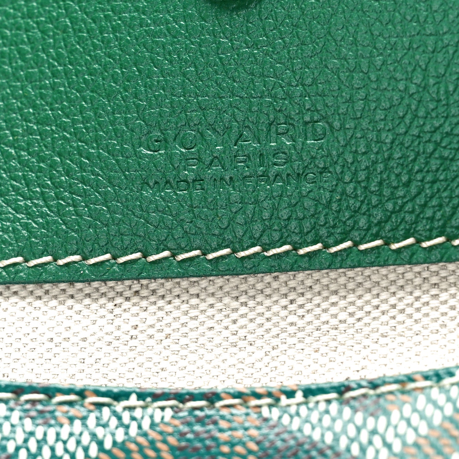 Goyard Goyardine Saint Louis GM Green 7 of 10