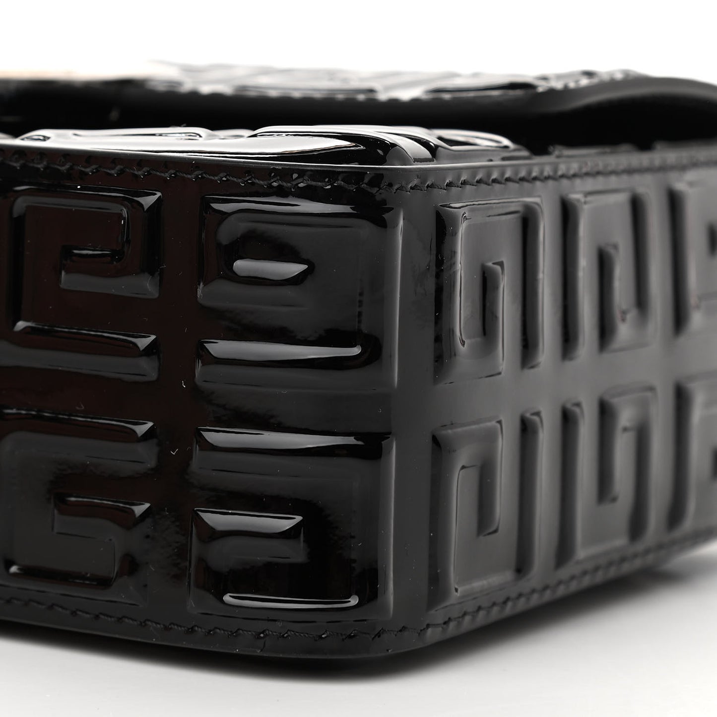 Calfskin 4G Embossed Small Crossbody Black