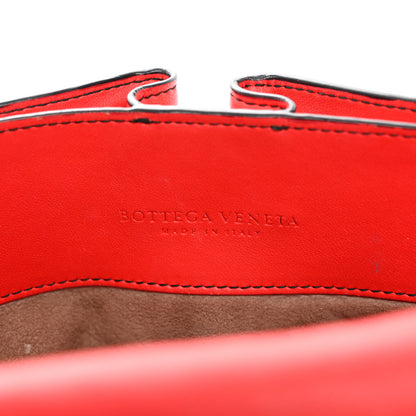 Bottega Veneta Nappa Intrecciato Small Double Pocket Flap Red 7 of 10