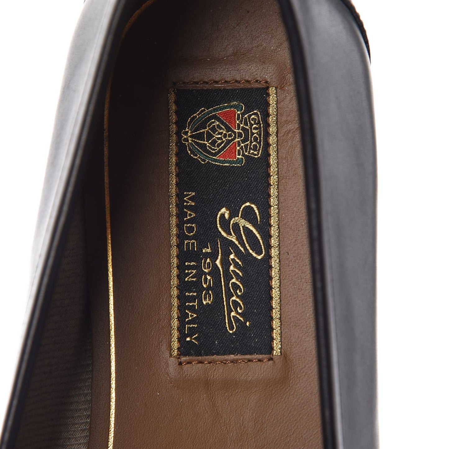 Calfskin Womens 1953 Horsebit Loafers 38.5 Black