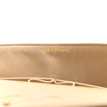 Chanel Lambskin Quilted Medium Double Flap Beige 7 of 20