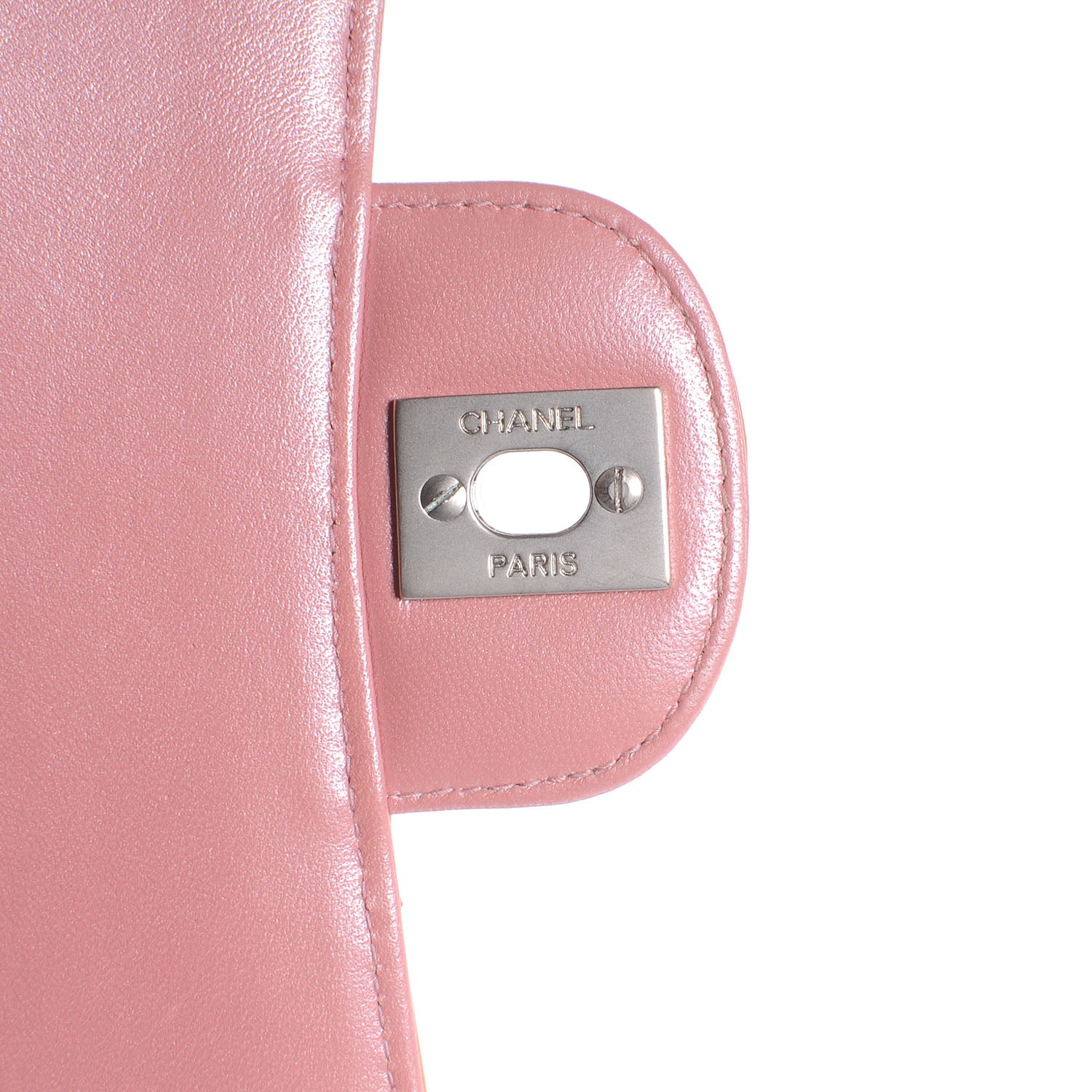 Chanel Patent Small Double Flap Rose Clair 5 of 9