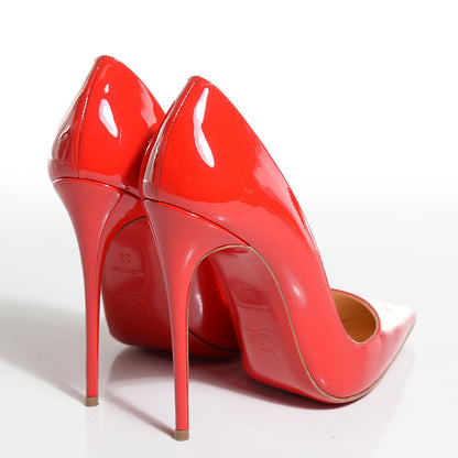 Christian Louboutin Patent So Kate 120 Pumps 38 Red 5 of 7