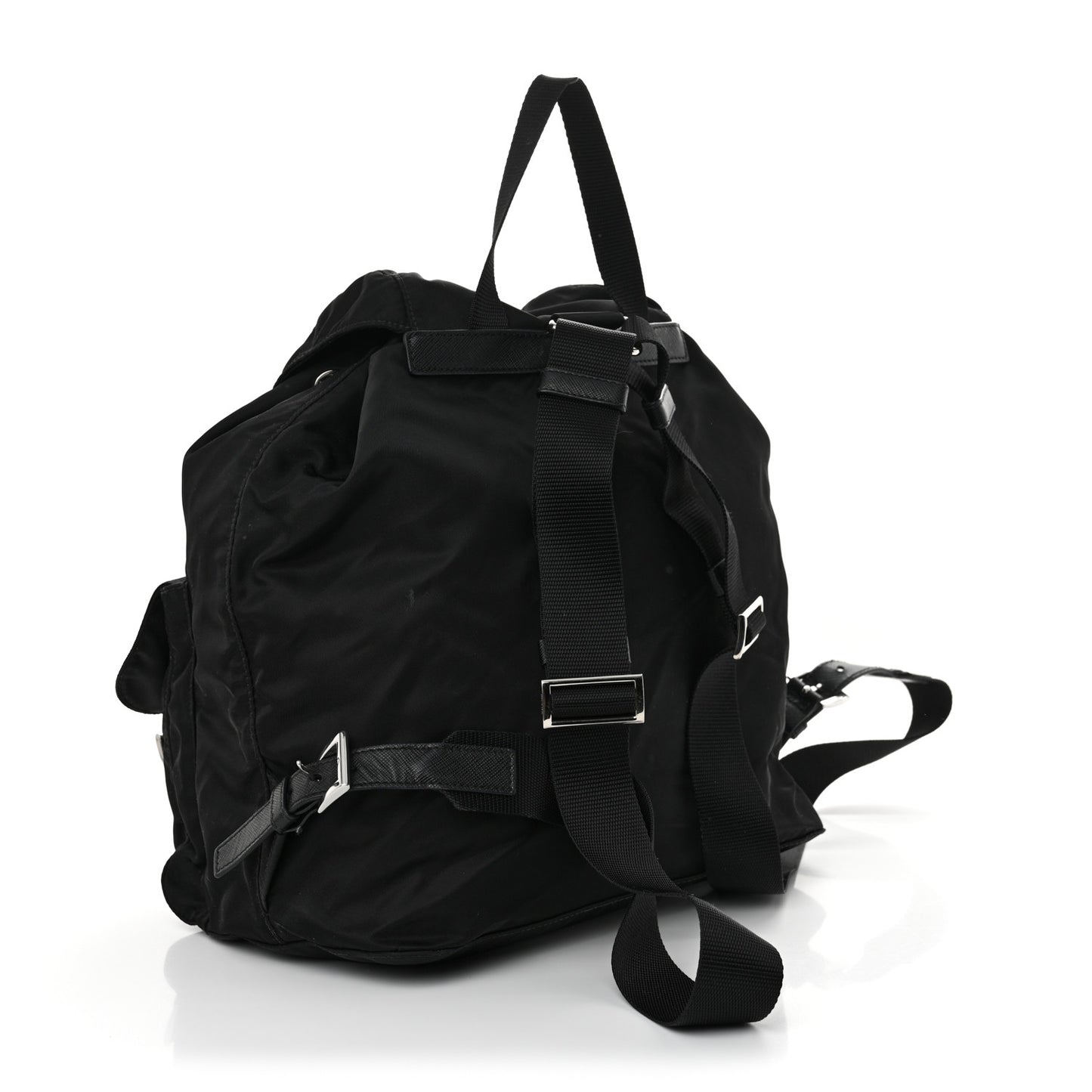 Nylon Vela Medium Backpack Black