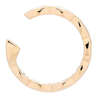 Chanel 18K Yellow Gold Diamond Coco Crush Single Ear Cuff Earring 3 of 6