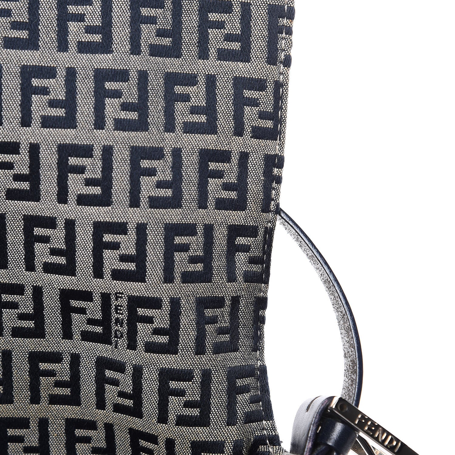 Fendi Zucchino Mama Baguette Navy 10 of 13