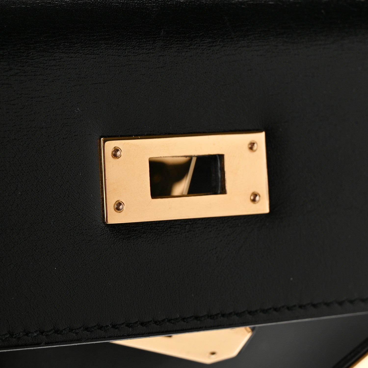 Hermes Box Kelly Retourne 28 Black 17 of 18