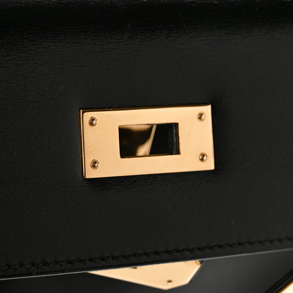 Hermes Box Kelly Retourne 28 Black 17 of 18