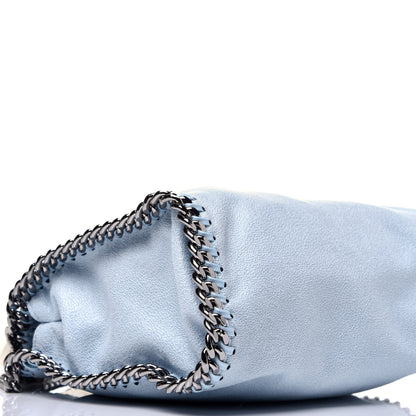 Stella McCartney Shaggy Deer Mini Falabella Fold Over Tote Light Blue 9 of 10