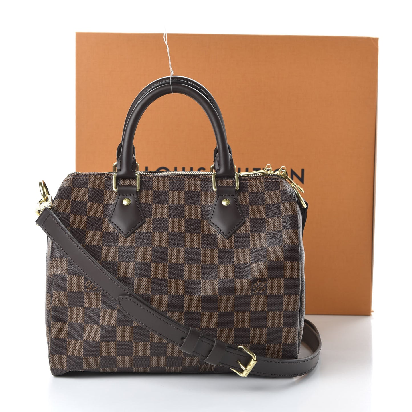 Damier Ebene Speedy Bandouliere 25