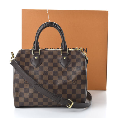 Louis Vuitton Damier Ebene Speedy Bandouliere 25 11 of 11