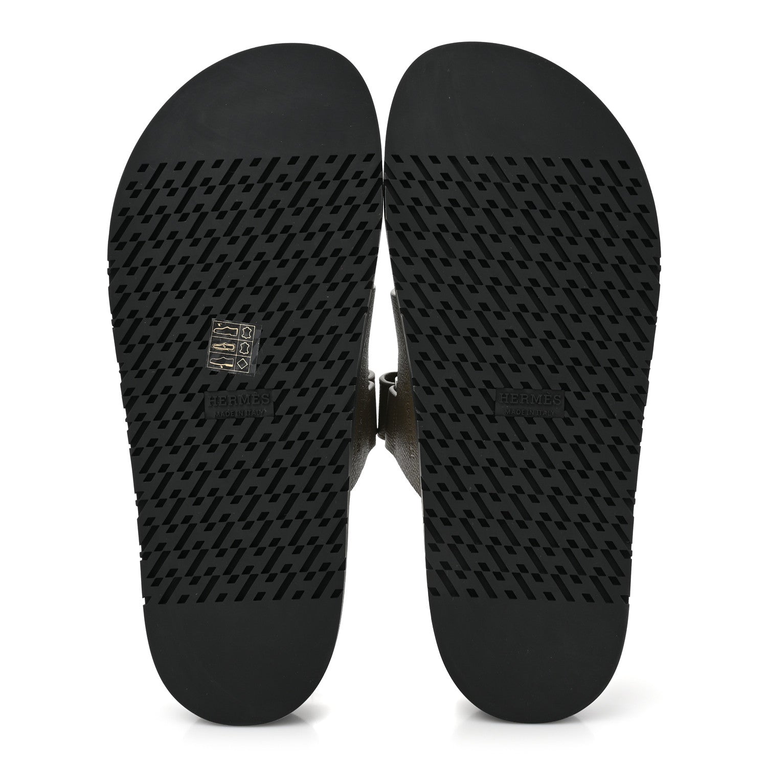 Hermes Epsom Womens Chypre Sandals 40 Etoupe 5 of 9