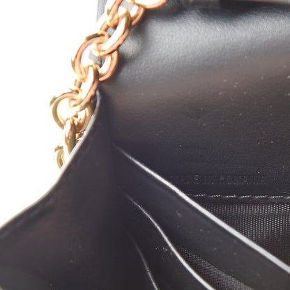 Burberry Grainy Calfskin Henley Wallet On Chain Black 7 of 11