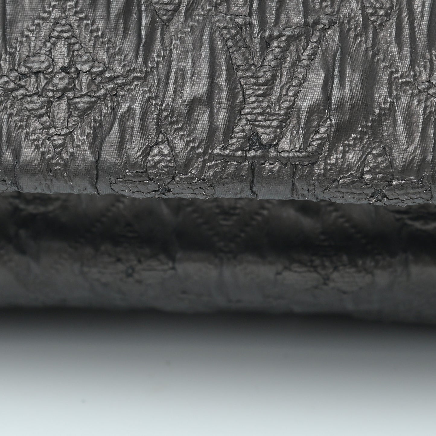Jacquard Quilted Monogram Limelight Clutch GM Black