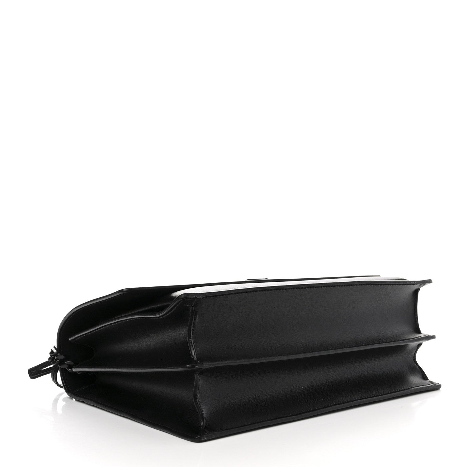 Saint Laurent Calfskin Large Monogram Monochrome Sunset Black 4 of 13