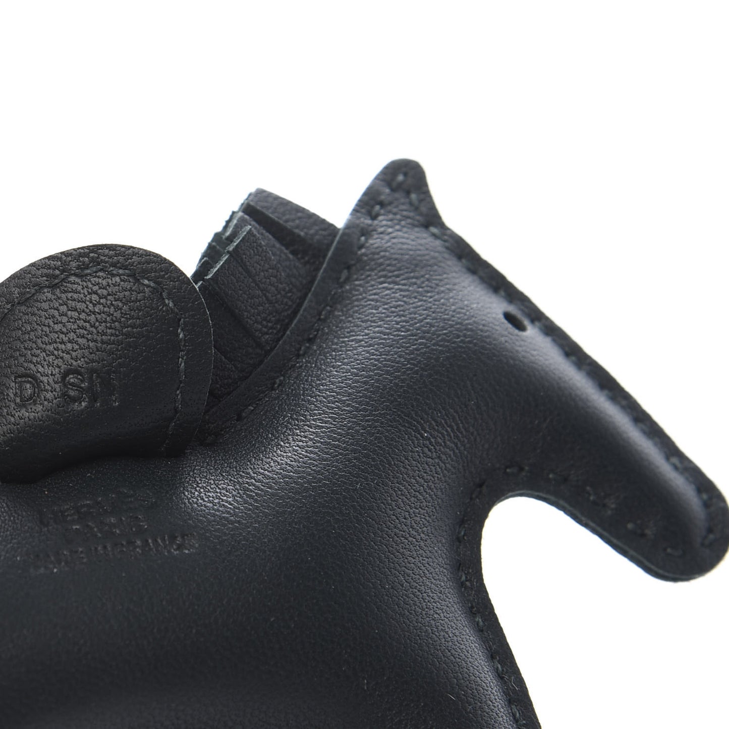 Milo Lambskin Grigri Rodeo Horse Bag Charm PM Vert Cypress
