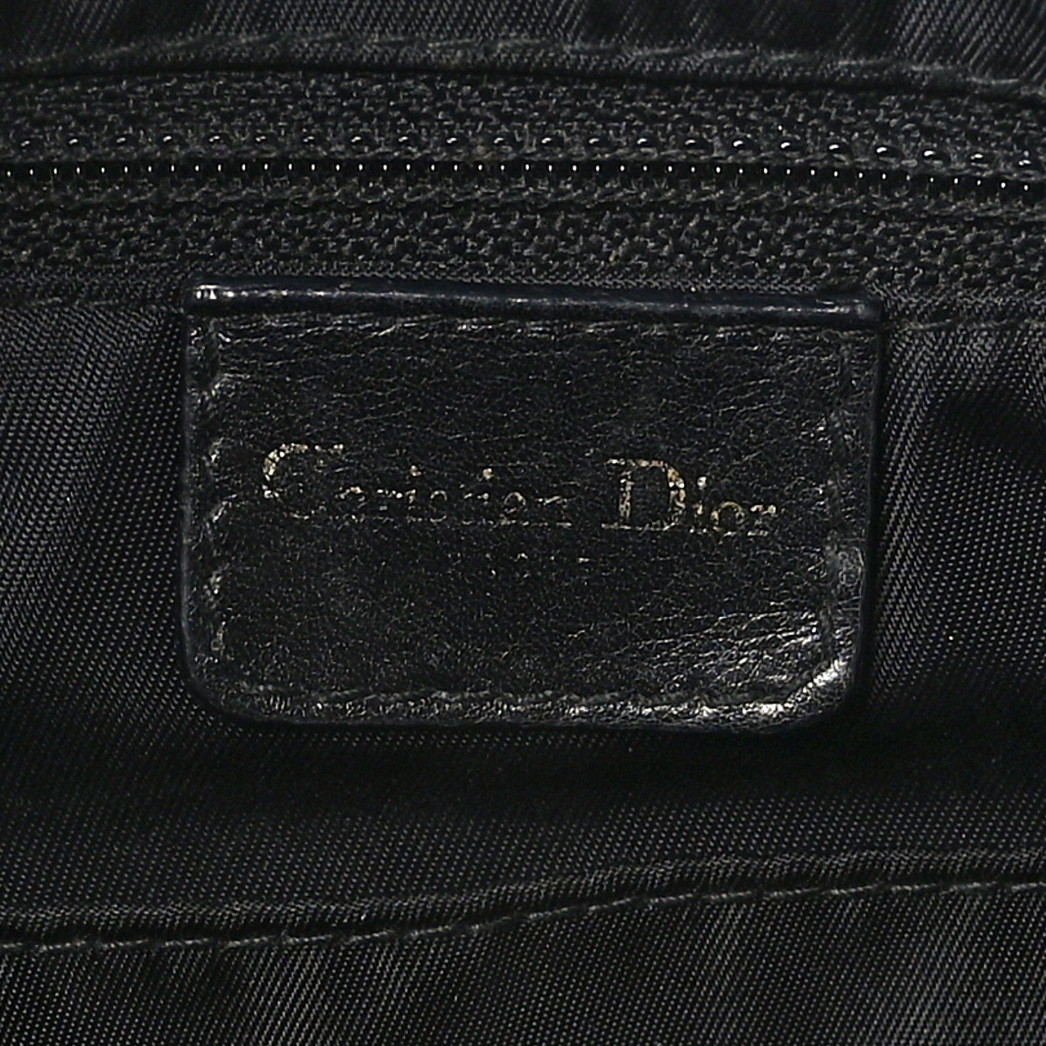 Christian Dior Ostrich Saddle Bowler Black 6 of 9