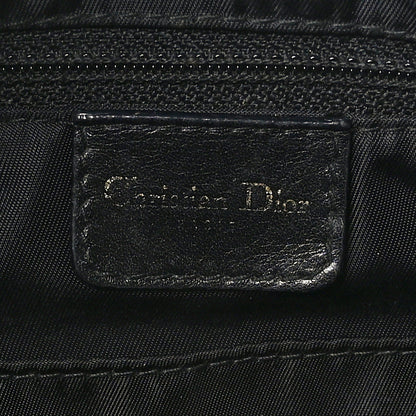 Christian Dior Ostrich Saddle Bowler Black 6 of 9